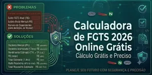 Calculadora de FGTS 2026