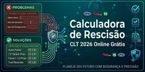 Calculadora de Rescisão CLT 2026