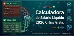 Calculadora de Salário Líquido 2026